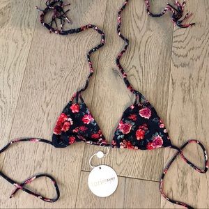 NWT Tori Praver Shyla bikini top Casablanca indigo